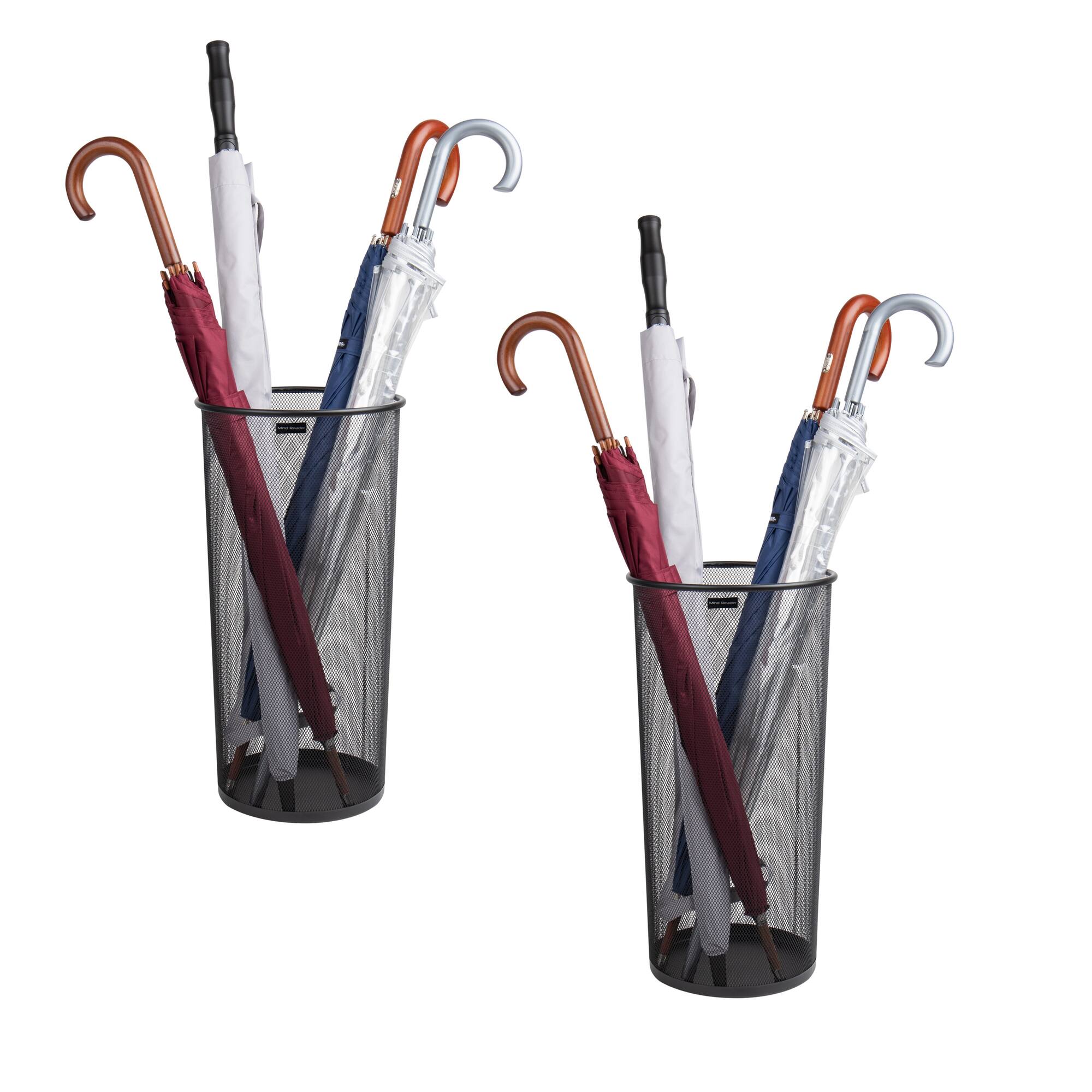 Mind Reader Network Collection Metal Mesh Umbrella Stands, 2ct.